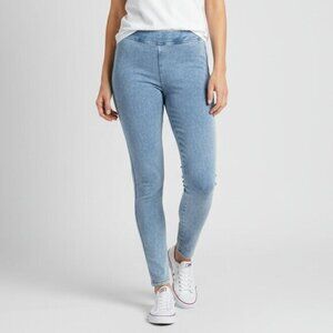 Y2k Wilfred Leggings Blue Acid Wash Size Small Athleisure Loungewear Casual l